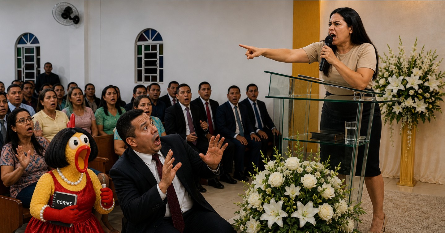 “Barraco no Altar”: “Estava me com3ndo e com3ndo aquela p*ta”, grita mulher ao desmascarar pastor em Rondônia