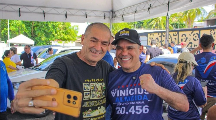 Família e segurança: Coronel Vinícius Almeida elegeu estes temas como o foco de sua candidatura a deputado estadual